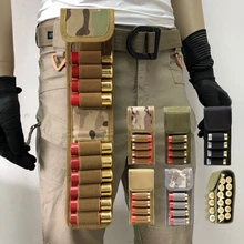 Тактический военный, для дробовика Чехлы страйкбол Пуля для хранения на липучке пакет Многофункциональная Открытый ОХОТА Molle аксессуары сумка