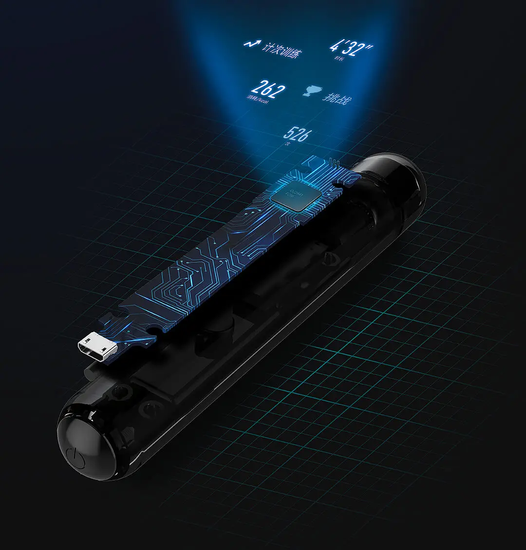 Новое поступление Xiaomi Mijia Youpin YunMai интеллектуальная тренировочная Скакалка умное подключение приложение USB зарядка Регулируемая износостойкая