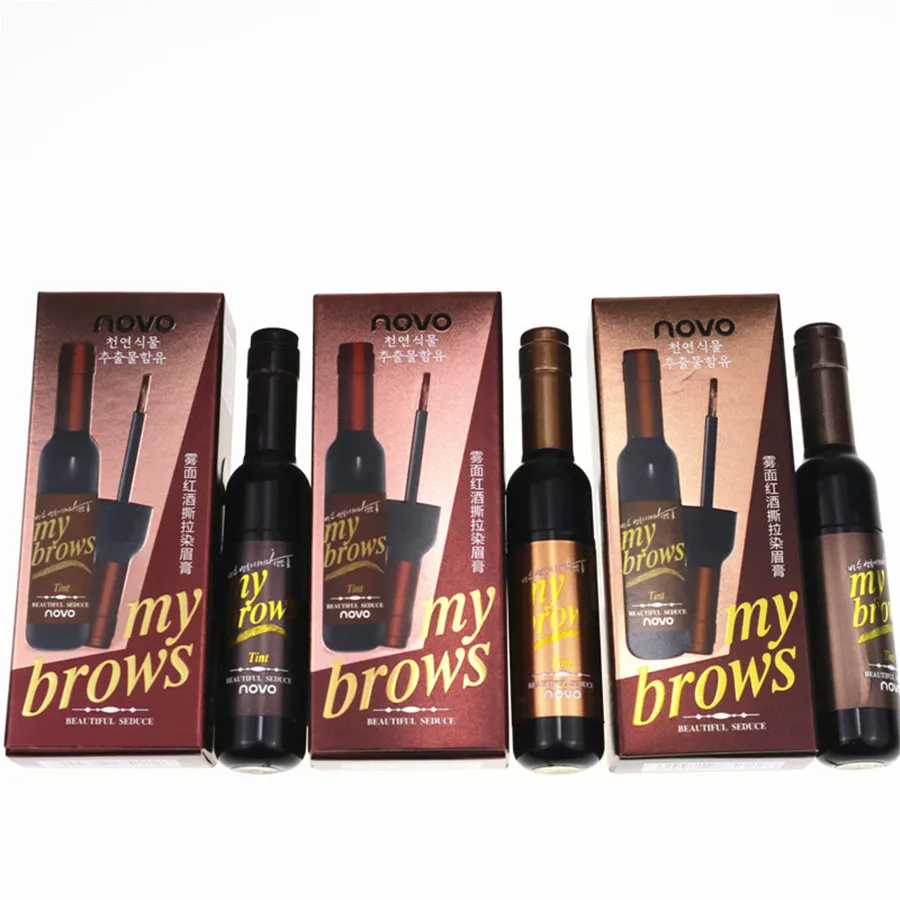 NOVO Dyeing Eyebrows Enhancer Mist Red Wine Tearing Eyebrow Long-lasting Waterproof Sweat-proof Gel Eye Makeup Set NOVO Dyeing Eyebrows Enhancer Mist Red Wine Tearing Eyebrow Long-lasting Waterproof Sweat-proof Gel Eye Makeup Set