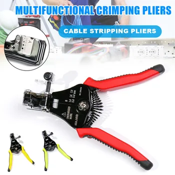 

Wire Stripping Pliers Multi-function Crimping Tools Cable Stripping Pliers Precise Manual Hardware Tools J8