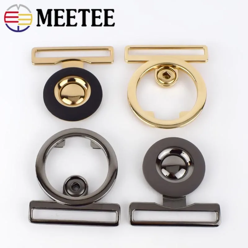Meetee 2/5/10 шт ID50mm металла одежда с поясом скоба для крепления Ремесла декоративные пряжки DIY пальто одежды сумки, швейные принадлежности BD392