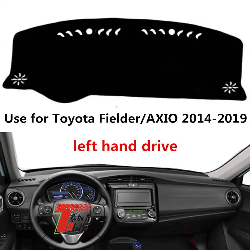 Taijs 3 Colours Left Hand Drive High Level Synthetic Fiber Car Dashboard Mat UV PRODUCT for Toyota Fielder AXIO 2014-2019 | Автомобили и