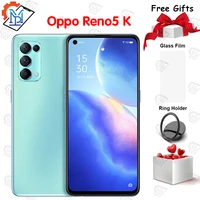 Oryginalny telefon komórkowy OPPO Reno5 K 5G 6.43 "8G + 128G Snapdragon 750G Android 11 64MP aparat 4300mAh 64W Super ładowarka Smartphone 1