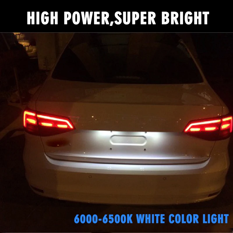 Автомобильный светодиодный Подсветка регистрационного номера для BMW E39 E60 E82 E90 E92