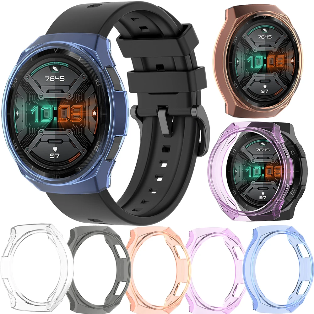 

Мягкий чехол для часов из ТПУ для Huawei Watch GT 2e gt2e, ударопрочный защитный чехол для смарт-часов, защитная оболочка, аксессуары для рамы