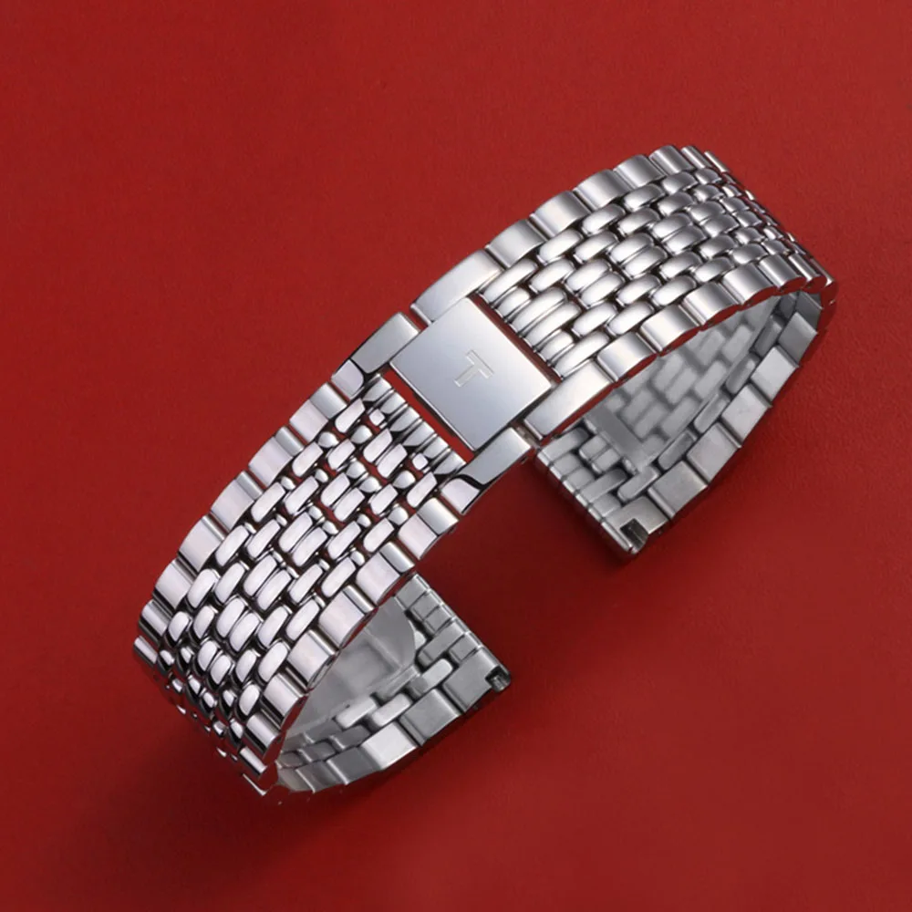 OT мужские часы G 15 мм 19 мм 21 мм стальной ремешок подходит для часов Tissot 1853 T109 стальной ремень мужской и женский ремешок из нержавеющей стали