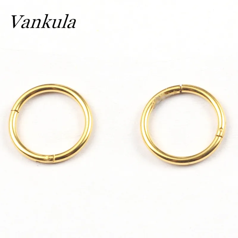 gold Ванкула, 12 шт. кольца для ушей, носа, губ, пирсинг носа, серьги для губ, пирсинг носа, ювелирные изделия для тела - Окраска металла: gold