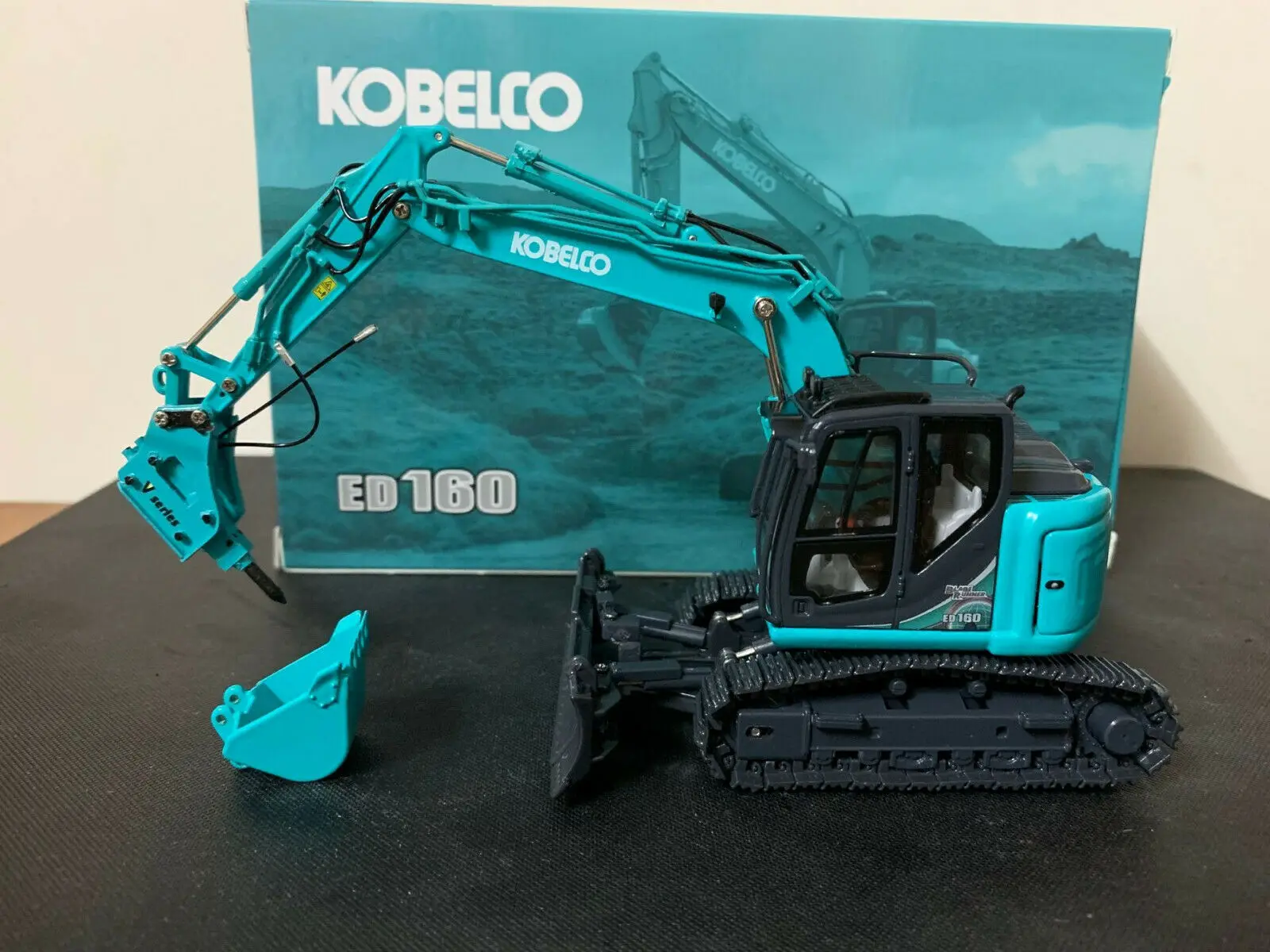 Ros Kobelco ED160BR-5 Ультра маленький круглый Молот дрель/экскаватор 1/50 литье под давлением