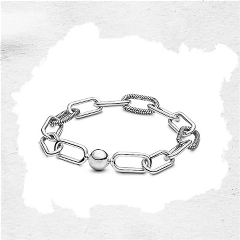 TIF PAN DIY браслет, модный Серебряный 925 гламурный подарок для леди ювелирные изделия
