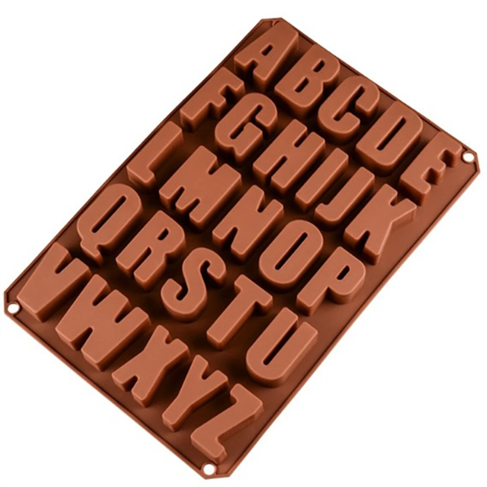 Bricolage Dessert Decoration Moule 26 Anglais Lettres Silicone Moule Pour Gateau Cuisson Patisserie Chocolat Gelees Biscuits Bonbons Cuisson Aliexpress