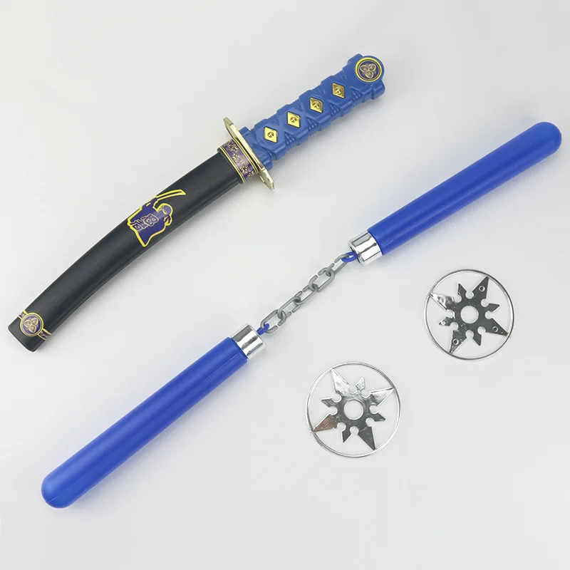 

Yu ying Long Kindergarten Children Cosplay Performance Plastic Props Ninja Weapons CHILDREN'S Toy Set