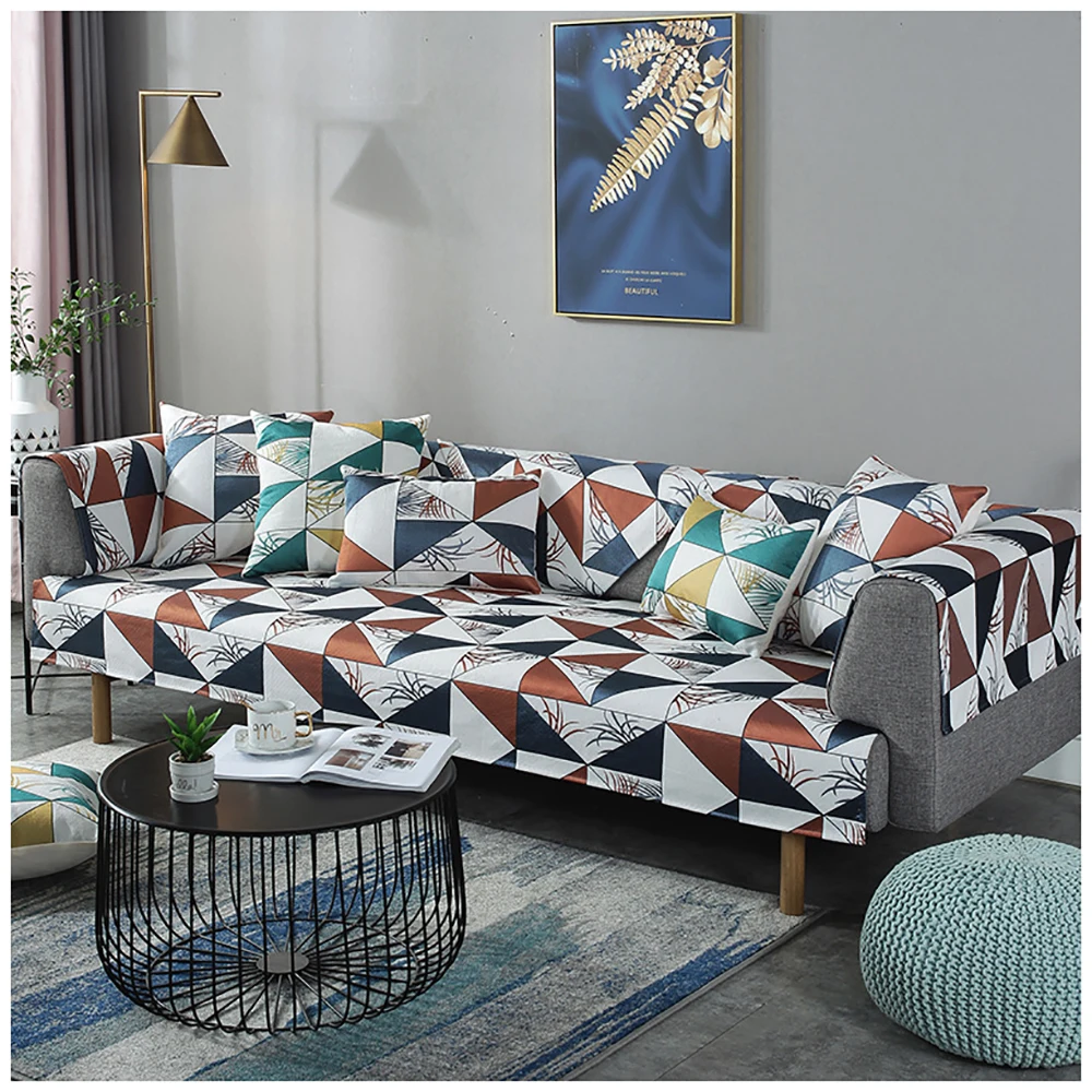 Личи геометрический диван сиденья с принтом собаки кошки кресло чехол Защитный чехол для мебели, для дивана чехол для дивана
