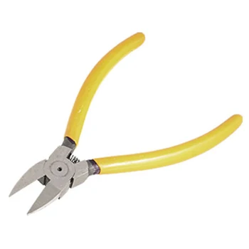 

6 Professional Mini Diagonal Pliers Wire Side Cutting Cutter Hand Tool Anti-friction Plastic Coated Grip High Quality