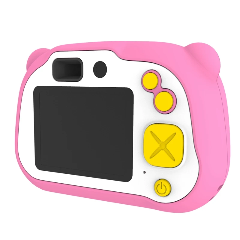 

2 Inch 1920X1080P HD Kids Camera, Dual Lens Flash and Auto Focus with 16G TF Card for 3-12 Year Old Children Toys Gift