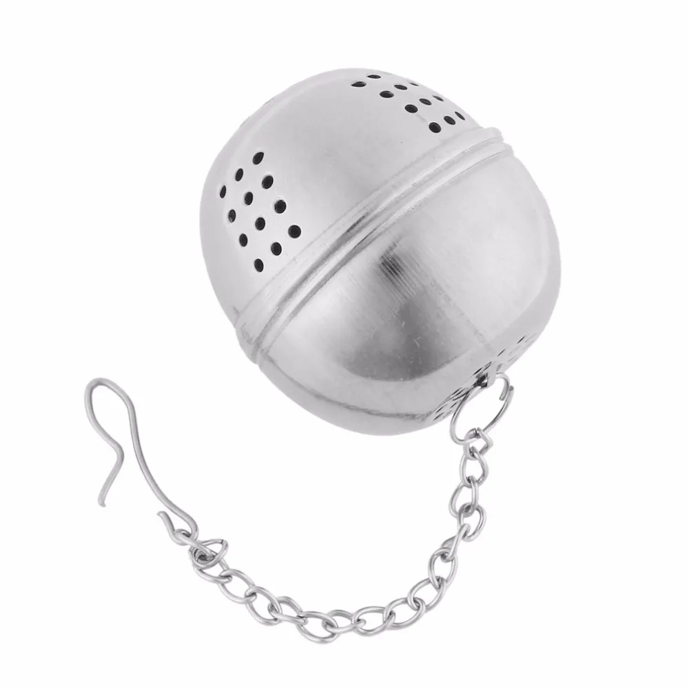 DIY 51-100ml Stainless Steel Tea filter Strainer Teas Infuser Mesh Tea Locking Spice Egg Shaped Ball kitchen tools Reusable