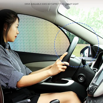 

2Pcs Sun shade Car Universal Side Window Sun Shade Cover Block Sunscreen