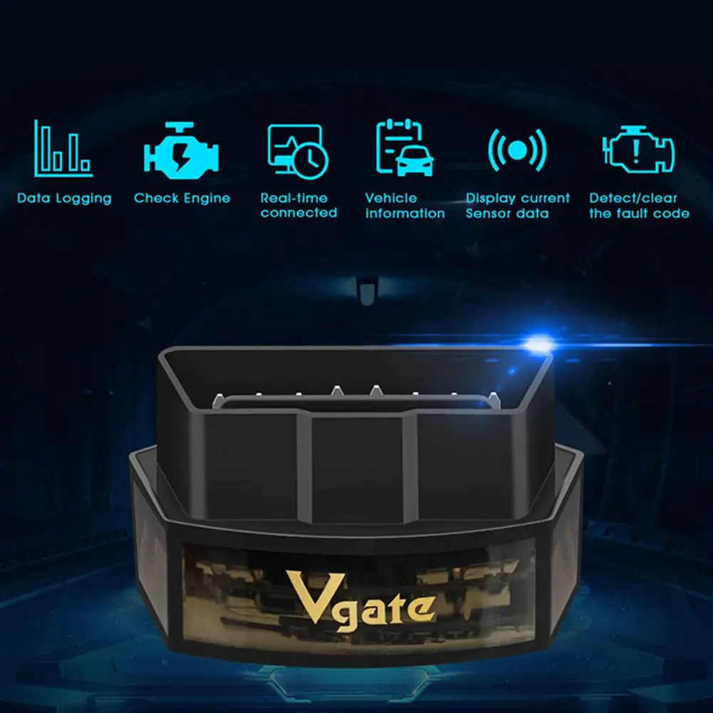 ICar Pro сканер Bluetooth/Bluetooth 4,0 низкая мощность умный сон OBD2 автомобильный диагностический инструмент автомобильный детектор для Vgate запчасти