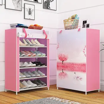 

Multi-layer Shoemaker Non-woven Household Shoes Storage Breathable Storage Box Easy To Install Shoe Cabinet Support Save Space