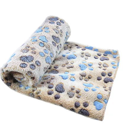coffee Зимнее теплое одеяло для питомца кошки dod, S/M/L, лапы, милый котенок, полотенце со щенком, ткань для сна, простыня, подогреватель, поставка домашних животных - Цвет: coffee