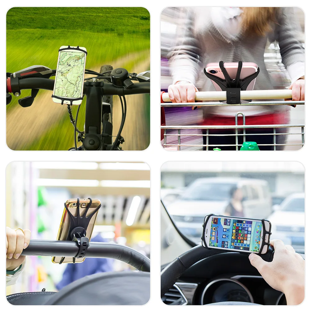 VUP велосипед kickstand-360 градусов вращающийся мобильный телефон применение 4-6 'все типы руля универсальные аксессуары