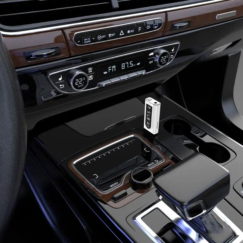 USB FM Bluetooth 5 0 Transmitter Receiver with Display 3 5mm Adapter TF Mp3 Player Card Reader For PC TV Car Speaker Headphone