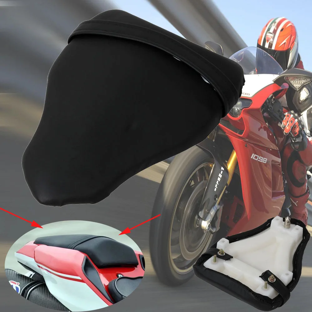 

Motorcycle Rear Seat Cover for Ducati 1098 Rear Seat Cushion Motorcycle Accessories Parts Black Rear Seat Cushion Passenger Seat