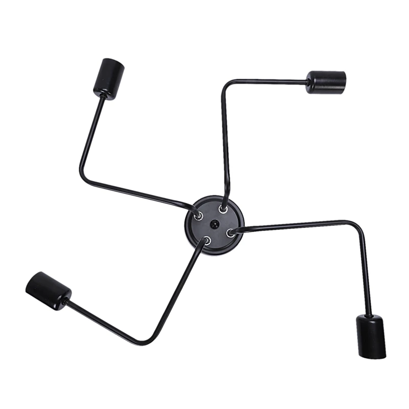 

Promotion! Modern Led E27 Ceiling Chandeliers Living Room Chandeliers Four Branch Chandeliers black