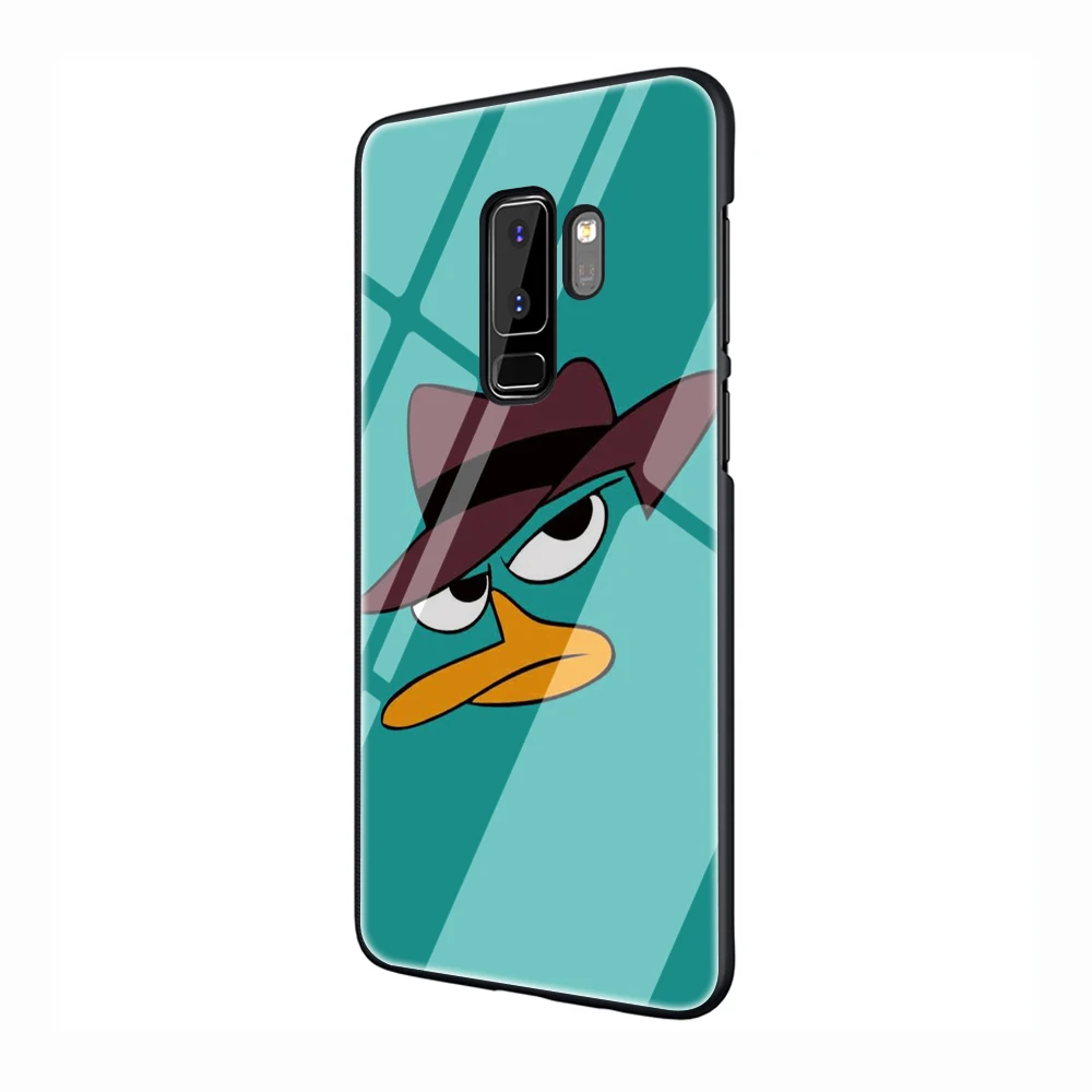 EWAU Phineas and Ferb/Стекло чехол для телефона для samsung Galaxy S7 8 9 10Plus Note8 9 A10 20 30 40 50 60 70