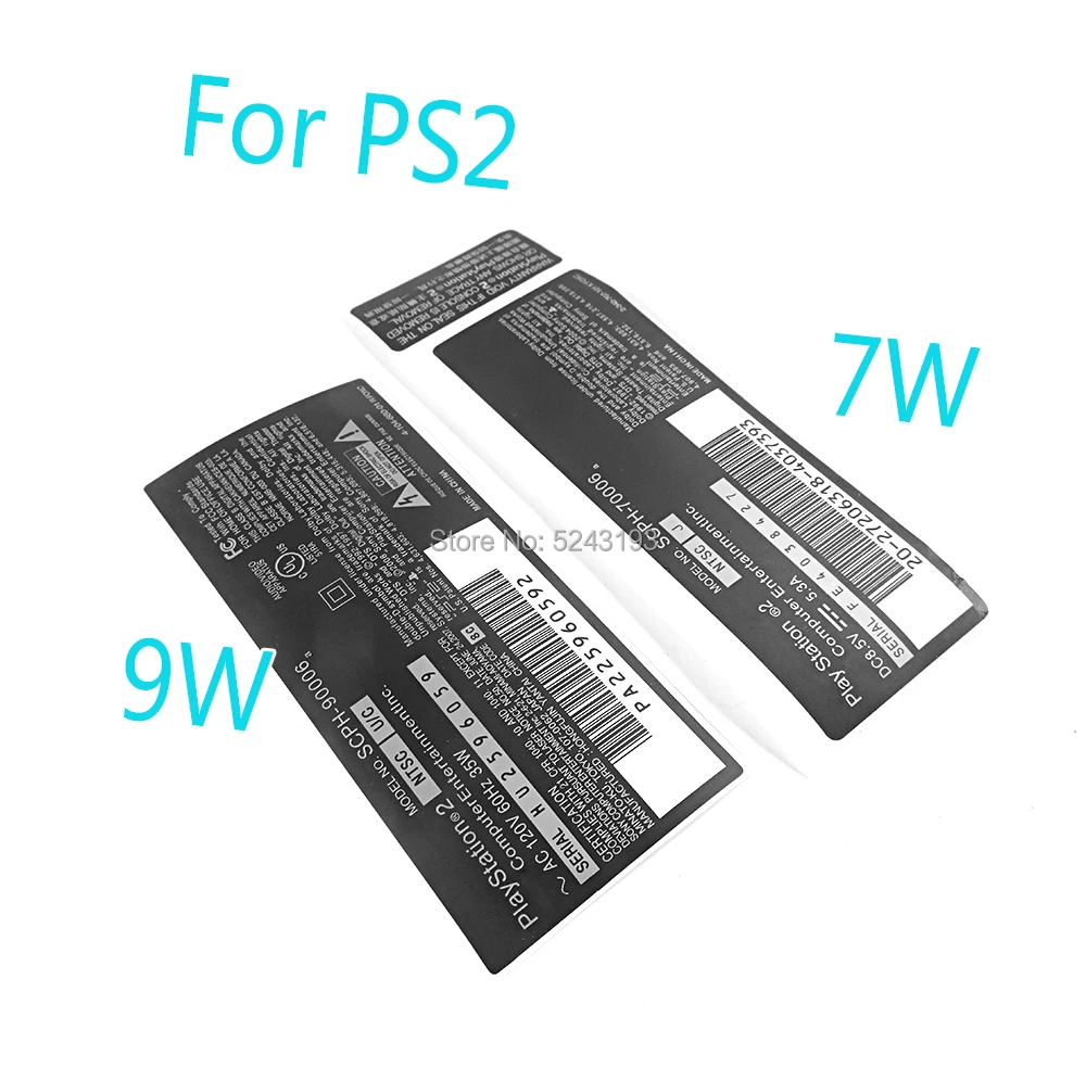 Этикетка для PS2 70000 90000 наклейки на консоль и контроллеры наклейка 7W 9W ps2|Запасные