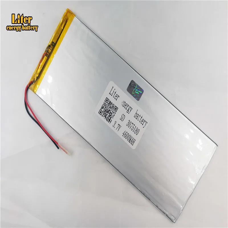 

Tablet with built-in 3.7V,4600mAH,3075180 Polymer lithium ion / Li-ion battery for tablet pc,,cell phone,speaker,power bank