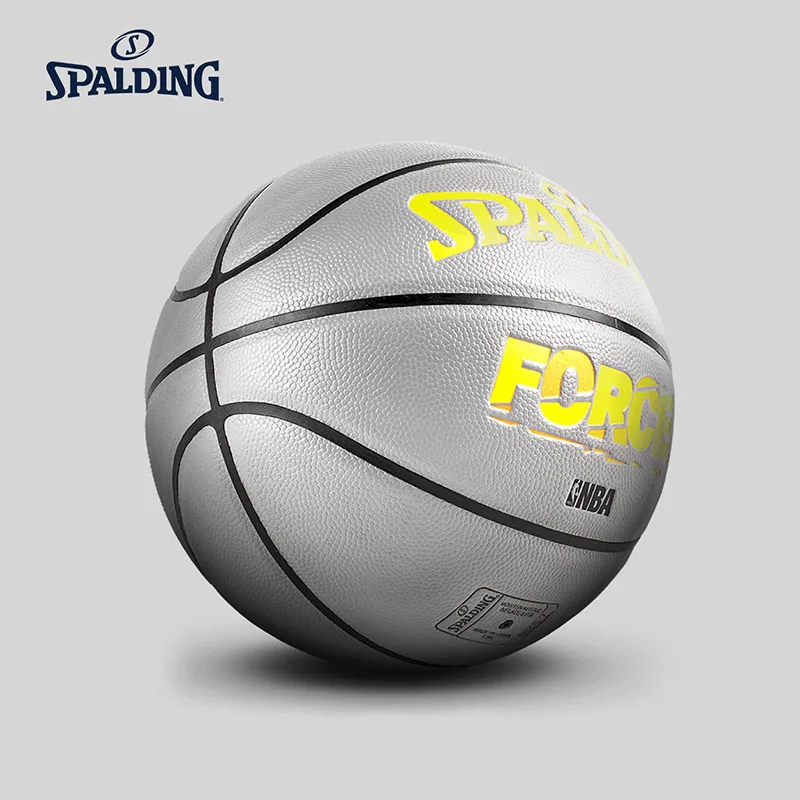 Spalding Баскетбол 7th студентов Крытый Открытый Nba износостойкое соревнование баскетбольное оборудование силы серый 74-626y