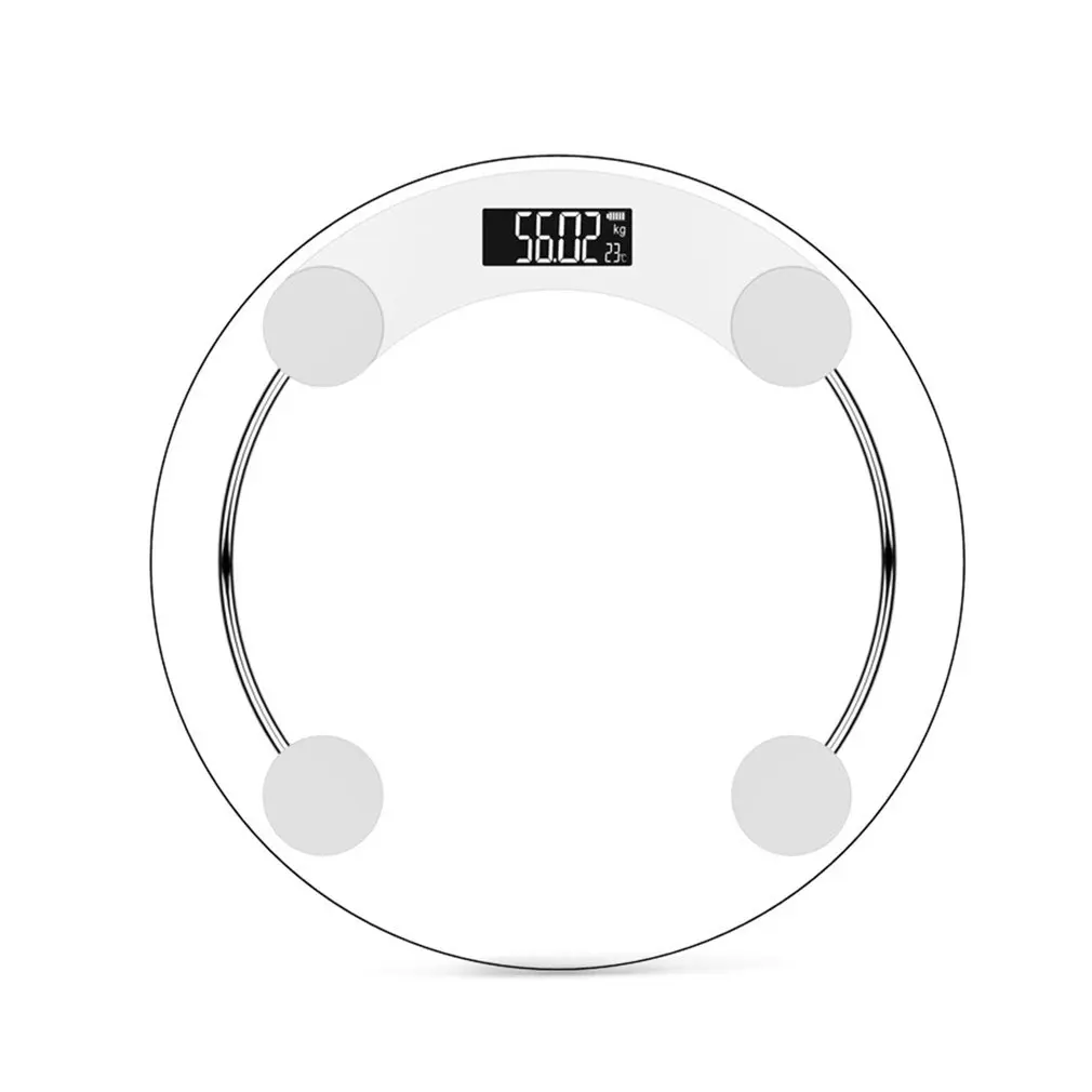 Electronic Weighing Scale Household Body Bathroom Scale LCD Tempered Glass Backlight Digital Display Weight Scale Sale