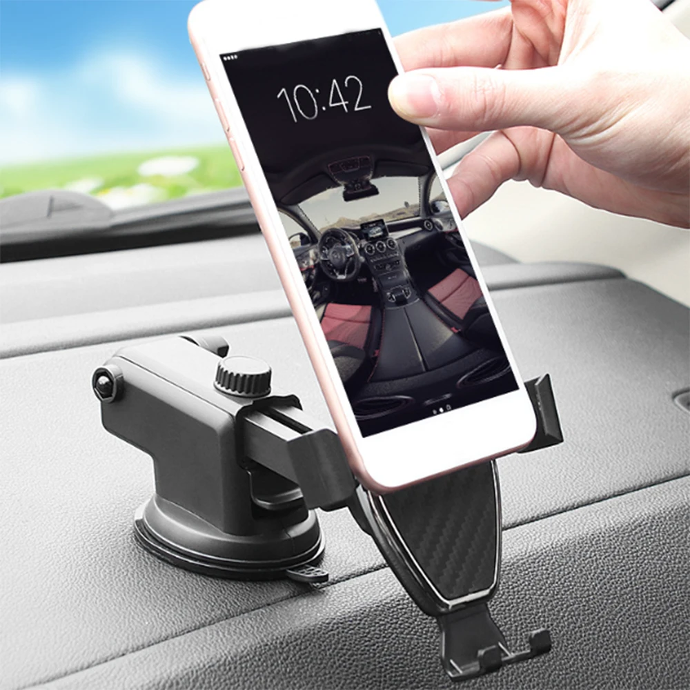 

Adjustable Sucker Car Car Phone Holder Dashboard Windshield Mobile Phone Holder Navigation Bracket Stand Telescopic Arm Rack New