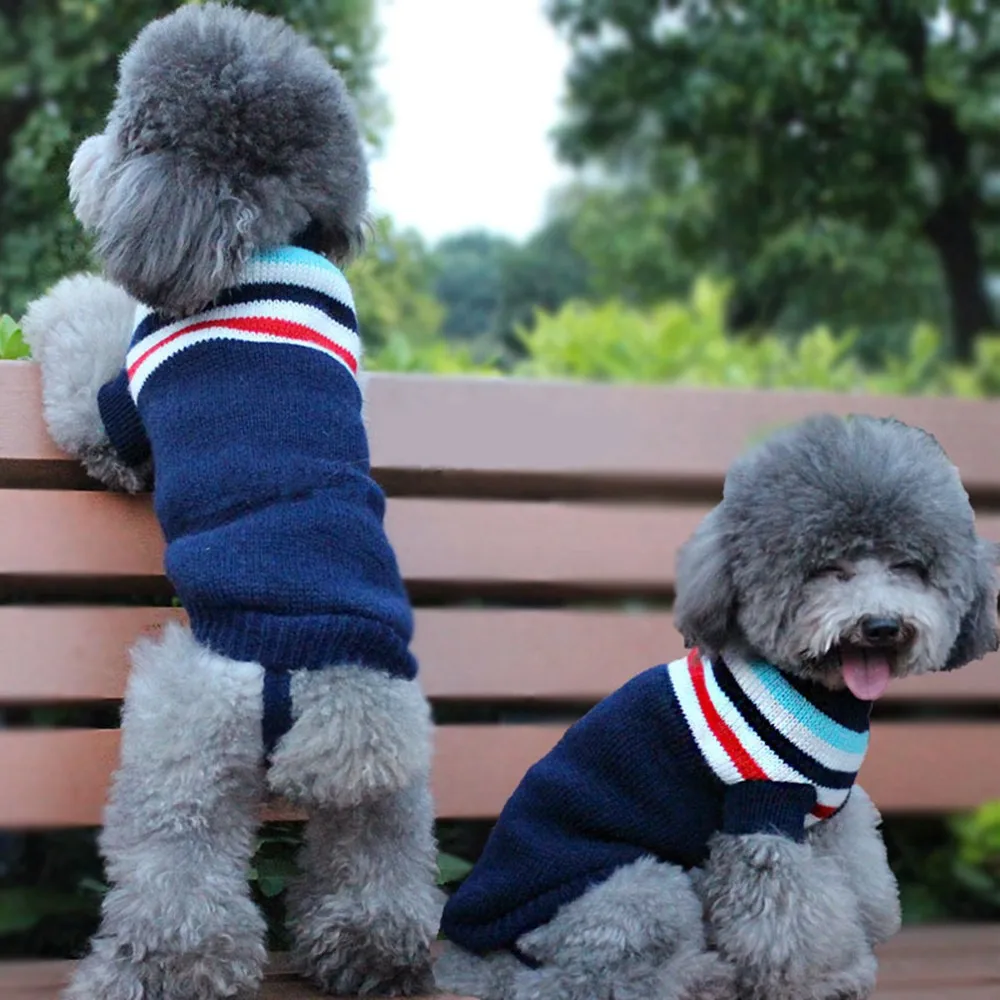 Осенний и зимний свитер для собак, теплый рождественский жилет для питомцев, одежда для собак для маленьких собак, мягкое пальто, товары для собак