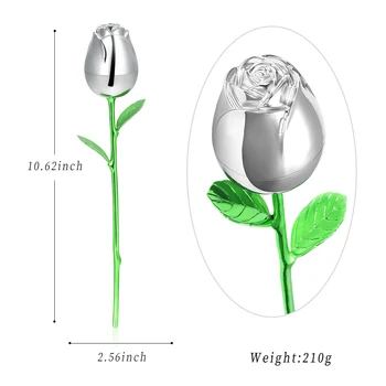 

IJU003 Stainless Steel Cremation Green and Rose Flower with Box Souvenir Colorful