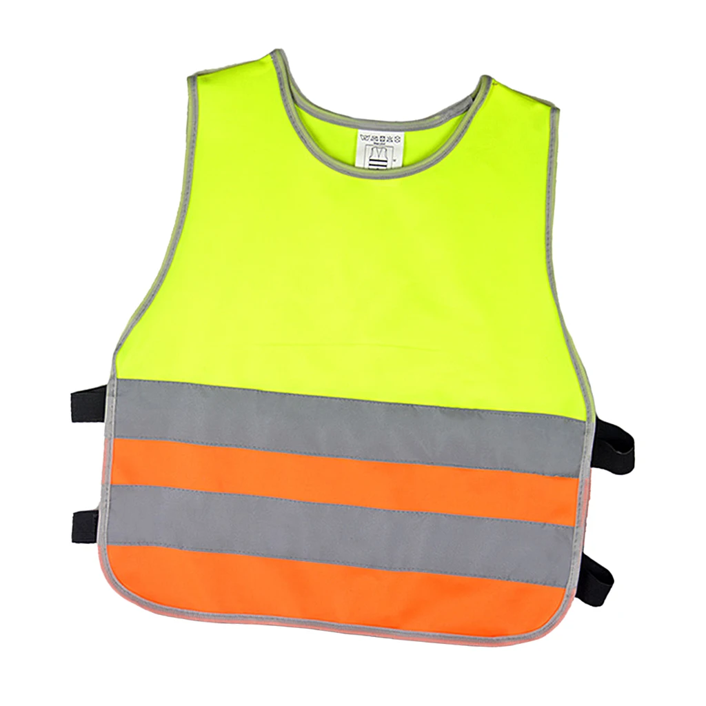 3Pcs High Visibility Student Child Student Reflective Kids Vest Scooter Cycling School Safety Vest Jacket