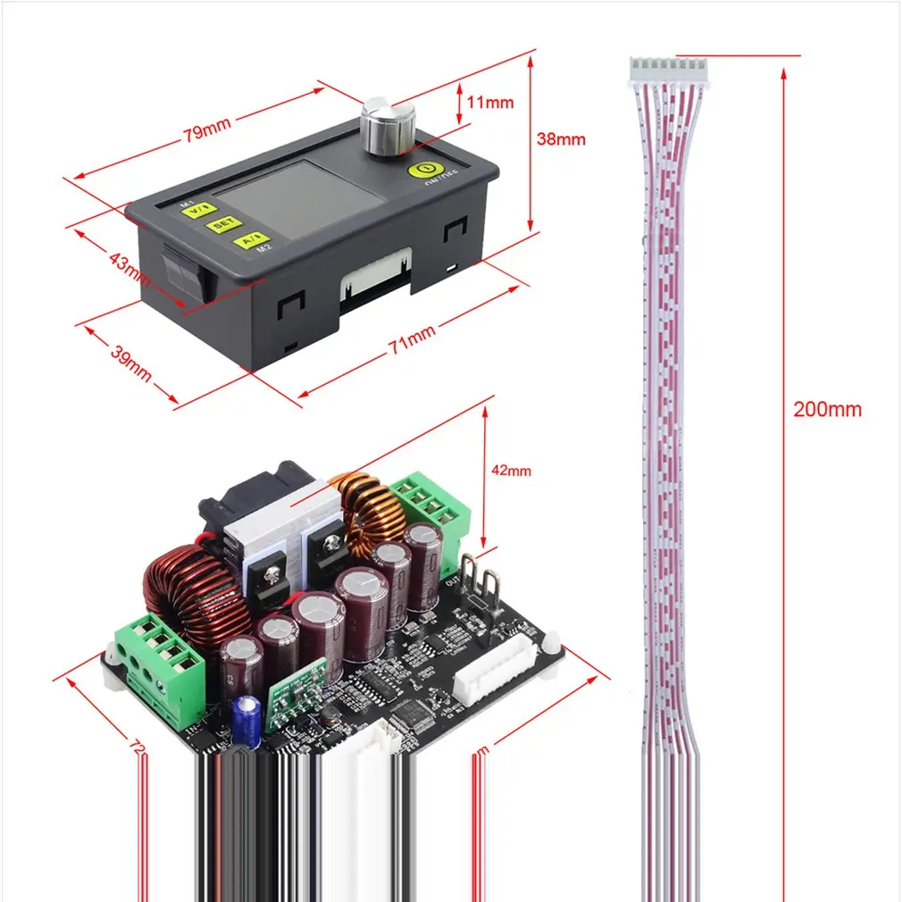 DPH5005 USB BT понижающий преобразователь постоянного напряжения программируемый