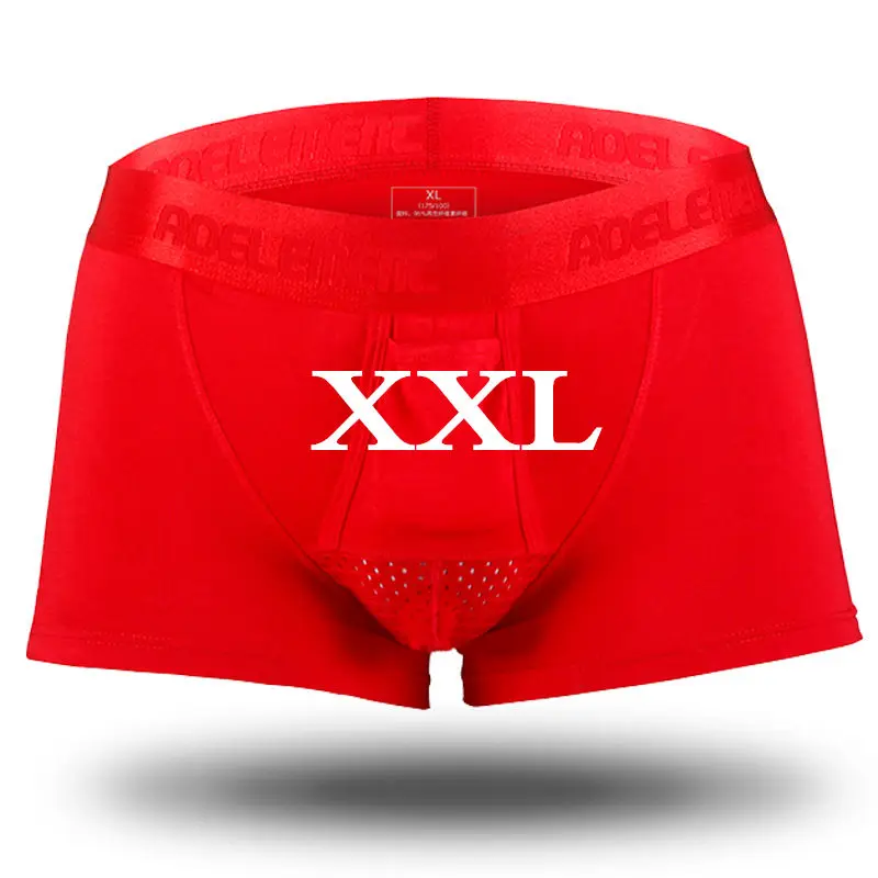 3pcs Red XXL 3 шт., новинка, Xiaomi Mijia, сексуальное нижнее белье для мужчин, Модальные u-образные боксеры для здоровья, удобные и дышащие мягкие мужские трусы - Цвет: 3pcs Red XXL