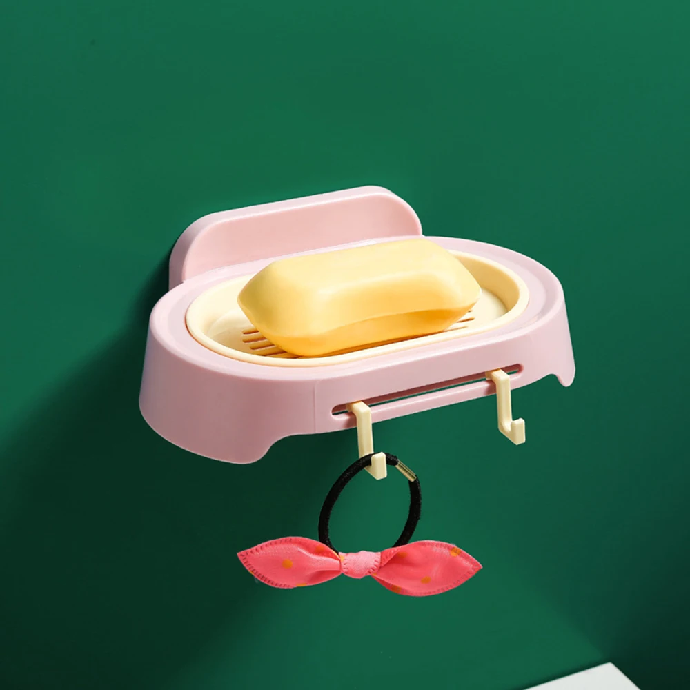Пробивка без следа наклейки на присоске оригинальная мыльница настенная подвесная мыльница держатель полки в ванной присоска держатель мыла