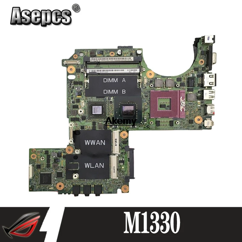 

for DELL XPS M1330 0PU073 laptop motherboard for intel cup graphic card free shipping CN-0PU073