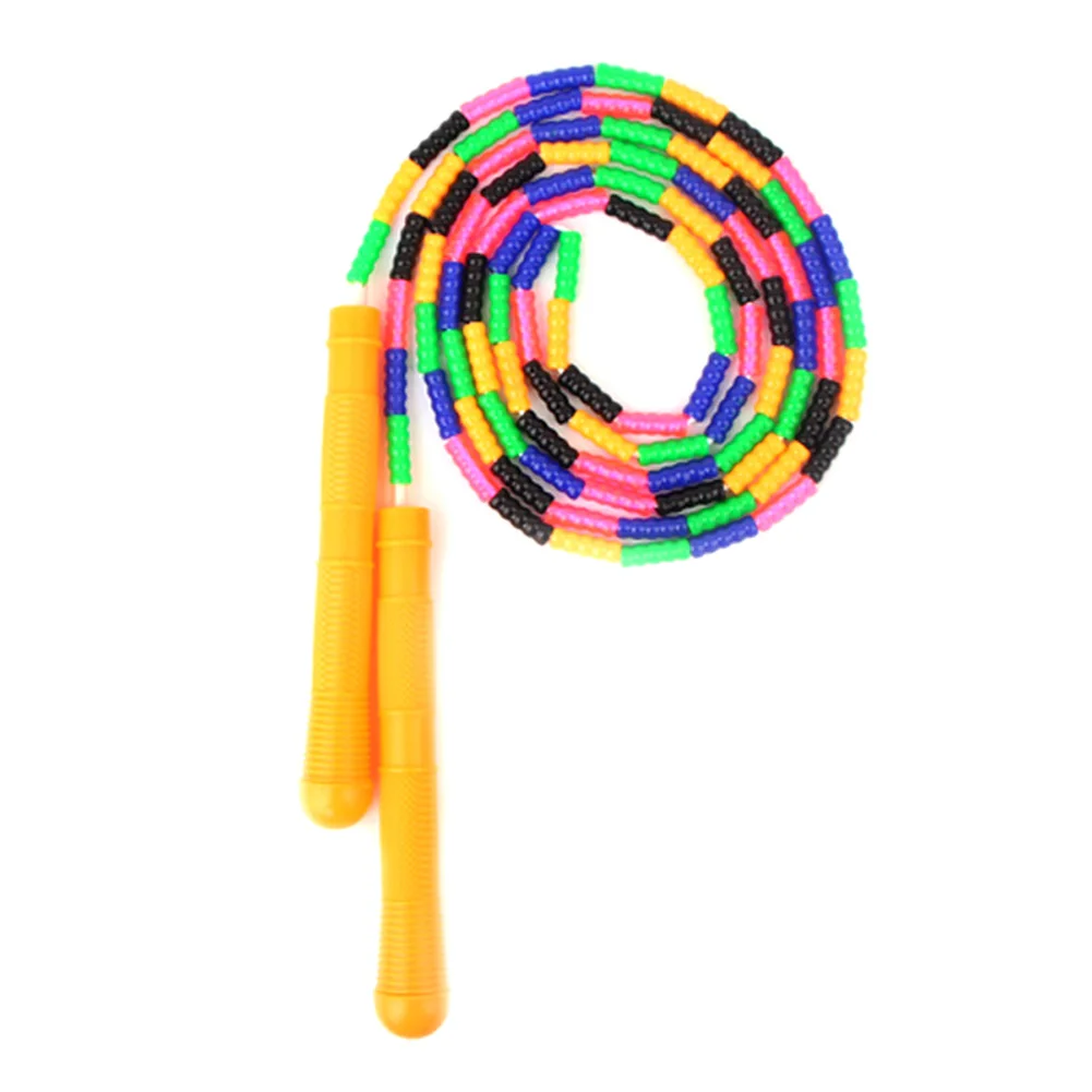 colour Soft bead Высокое качество детская скакалка веревка, Скакалка кабель для занятий спортом Фитнес спортивной подготовки для студентов, детей ясельного возраста NCM99 - Цвет: colour Soft bead