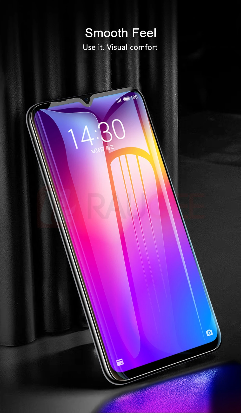 Закаленное стекло для xiaomi Redmi 8, защита экрана 2.5D 9 H, полностью проклеенная изогнутая пленка для экрана для xiaomi Redmi 8A 8 A