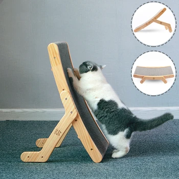 

Adjustable Cat Scratcher Corrugated Paper Cats Scratch Board Grinding Nails Protecting Furniture Cat Toy Pet Training Toy
