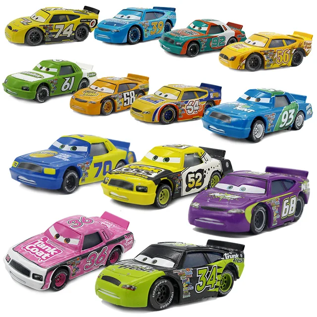 1:55 Disney Pixar Cars Lightning McQueen digital cars Metal Diecast Alloy Model Children's Christmas Gift Boy Toys 1