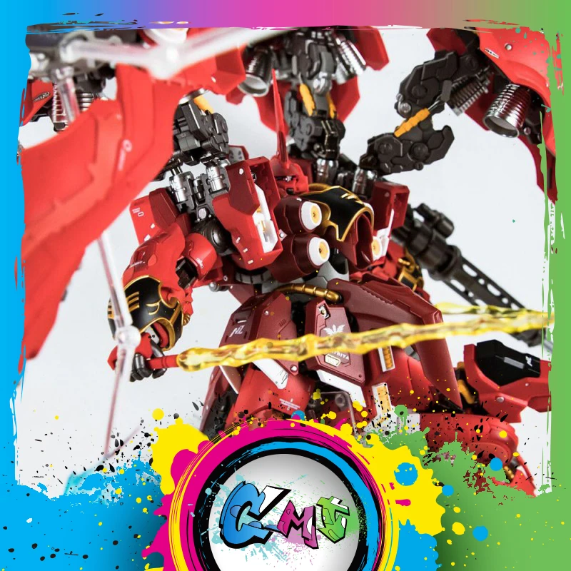 

CMT Instock Metal Build MC NZ 666 1/100 MB MODEL FIGURE RED WITH GATLING GUNS Anime Toys Figure