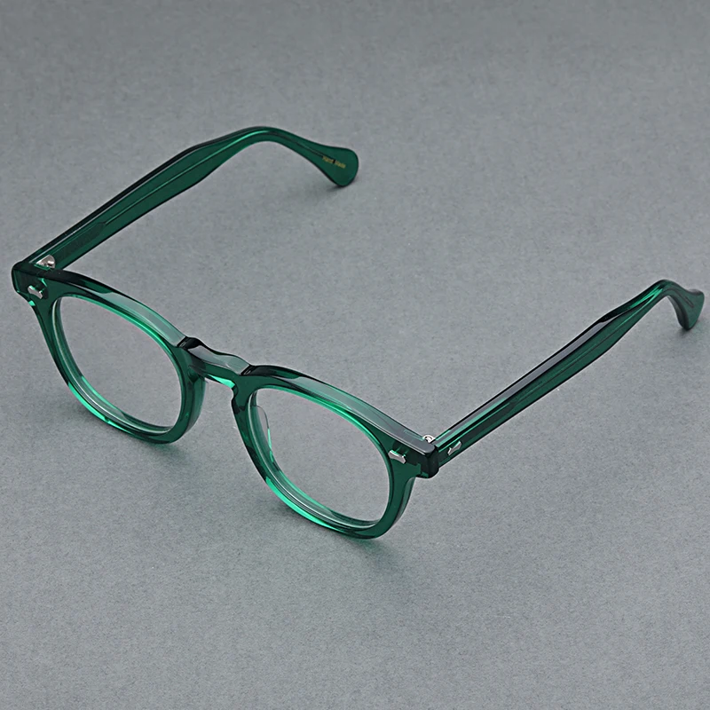 US $38.25 2020 Vingage Acetate Glasses Frame Men Round Optical Myopic Presbyopia Reading Eyeglasses Retro Woman Prescription Spectacles