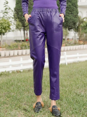 

Лучшие брендовые новые модные брюки из 2020 натуральной овечьей кожи BP6 высокого качества