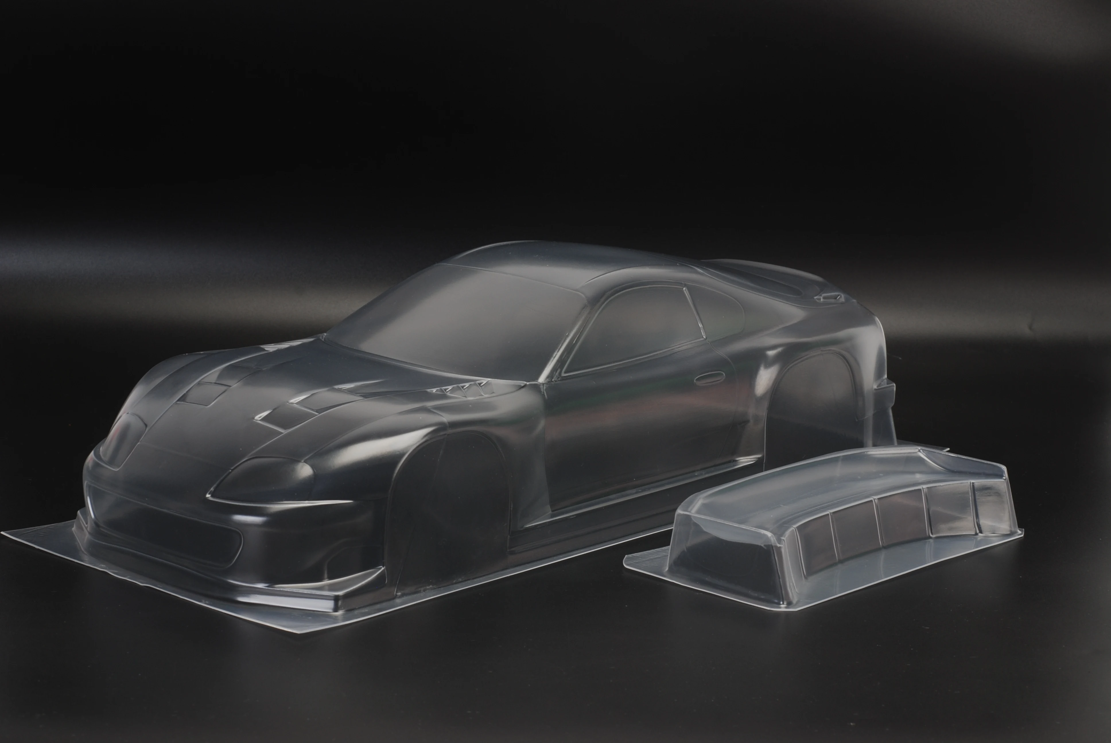 1/10 на дороге выше 2000 прозрачный корпус с задним крылом 190 мм для TAMIYA KYOSHO HPI
