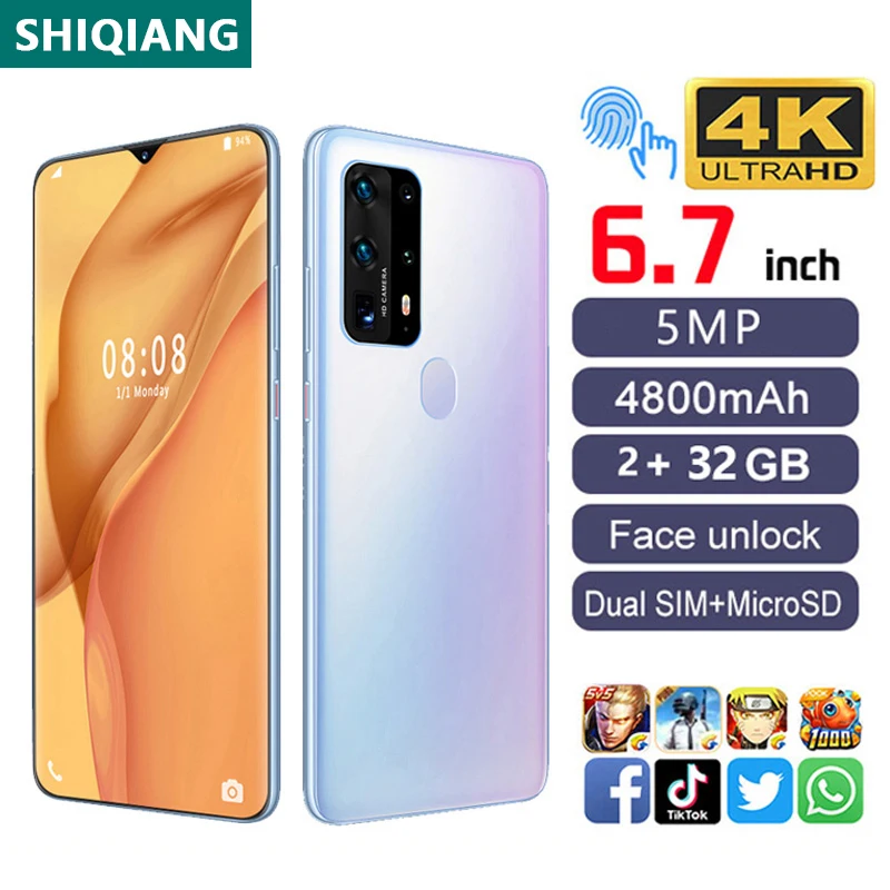 SOYES P43 Pro 6 7 дюймов мобильный телефон Android 2 Гб Оперативная память 32GB Встроенная