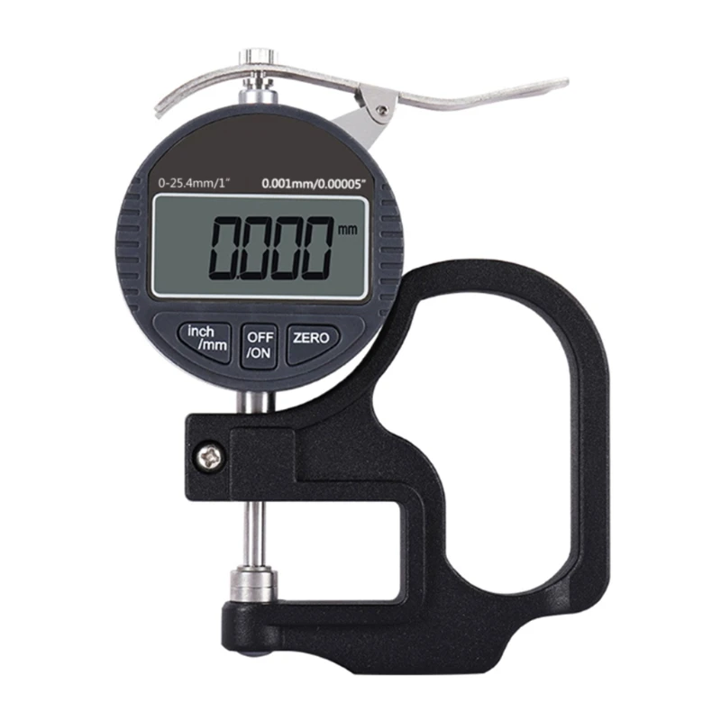 Electronic Digital Dial Thickness Gauge with Inch/Metric LCD Dispaly 0